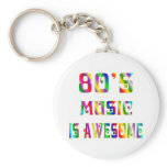 80s Music Keychain