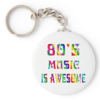 80s Music keychains