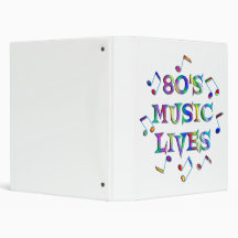 80s Music Lives 3 Ring Binders