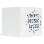 80s Music Lives 3 Ring Binders