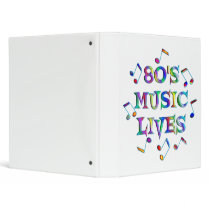 80s Music Lives binders