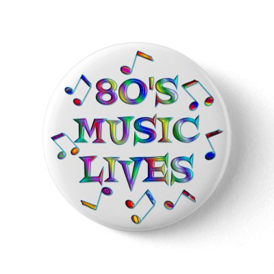 80s Music Lives Pinback Buttons by TLArnold6