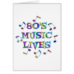 80s Music Lives Greeting Cards