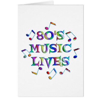 80s Music Lives cards