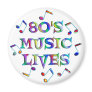 80s Music Lives Refrigerator Magnets