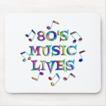 80s Music Lives Mouse Mat