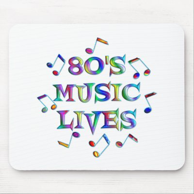 80s Music Lives Mouse Mat by TLArnold6