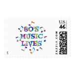 80s Music Lives Stamps