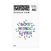 80s Music Lives Postage Stamps