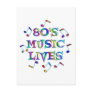 80s Music Lives Postcards