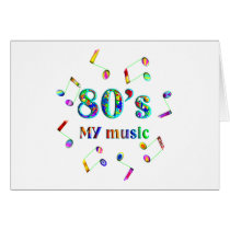 80s Music Lover cards