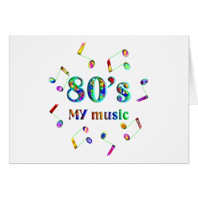 80s Music Lover cards