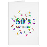 80s Music Lover Greeting Card