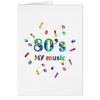 80s Music Lover cards