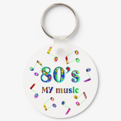 80s Music Lover Keychains by TLArnold6