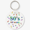 80s Music Lover keychains by TLArnold6 80s Music Lover keychains