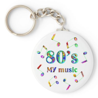 80s Music Lover keychains