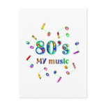 80s Music Lover Postcards