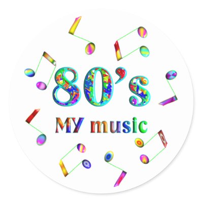 80s Music Lover stickers