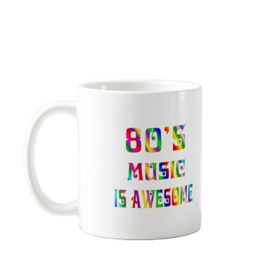 80s Music Coffee Mug by TLArnold6