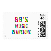 80s Music Postage Stamp