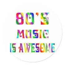 80s Music stickers