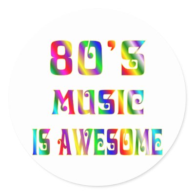 80s Music stickers