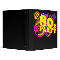 80s Party Binder
