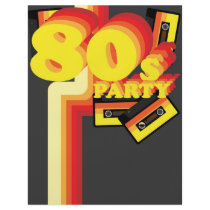 80s Party Flyer
