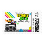 80's Party Postage Stamp