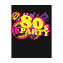 80s Party Post Card