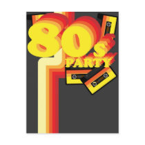 80s Party Postcards