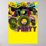 80s Party Posters