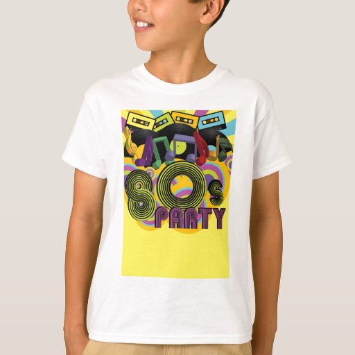 80s Party T-Shirt | Zazzle