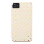80s petite rainbow multi-color polka dots pattern iPhone 4 covers