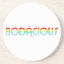 80s Retro Bodacious Beverage Coaster