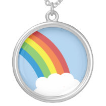 80's Retro Rainbow Necklace