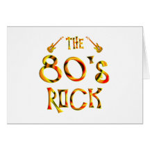 80's Rock Greeting Cards
