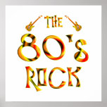80's Rock posters