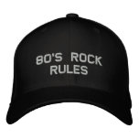 80's Rock Rules Hat-2 Baseball Cap