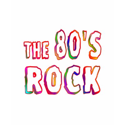 80s Rock t-shirts