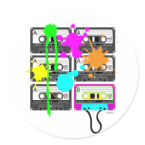 80s Spalt Mix Tape Stickers stickers