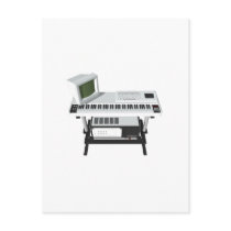80's Style Sampler Keyboard: 3D Model: postcards by spiritswitchboard 80's Style Sampler Keyboard: 3D Model: postcards