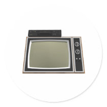 80's Style TV and VCR: 3D Model stickers by spiritswitchboard 80's Style TV and VCR: 3D Model stickers