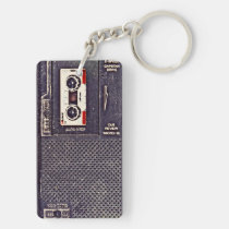 walkman, vintage, old, funny, music, cool, retro, 90s, cassette, key chain, earphone, 80s, classic, pocket, technology, electronics, 1970s, 1980s, key, chain, [[missing key: type_aif_keychai]] with custom graphic design