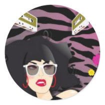 80sGirl stickers by SweetKitten 80sGirl stickers