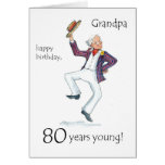 80th Birthday Card for a Grandfather