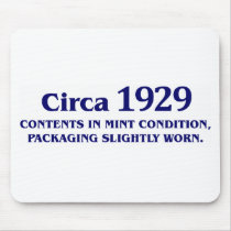 80th birthday gifts for sale mouse pad