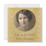 80th birthday invitation
