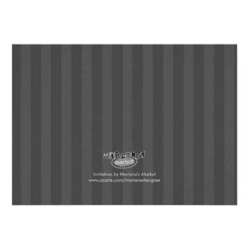 80th Birthday Party Elegant Invitation